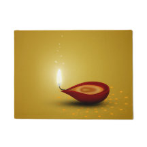 Happy Diwali Diya - Porta