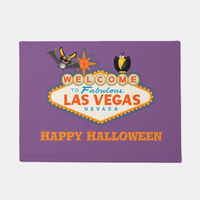Tapete Happy Halloween Las Vegas Style (Frente)