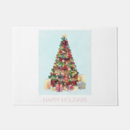 Tapete Happy Holidays. Christmas Tree