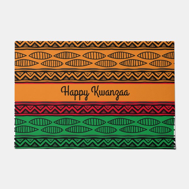 Tapete Happy Kwanzaa (Frente)