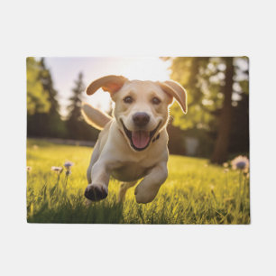 Tapete Happy Labrador Puppy em execução