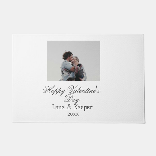 Tapete Happy Valentine's day couple photo modern simple t (Frente)