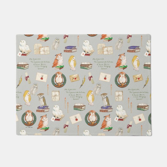 Tapete HARRY POTTER™ | Coruja - Letra Padrão (Frente)