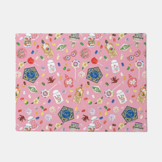 Tapete HARRY POTTER™ | Sapos de chocolate e padrão de doc (Frente)