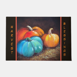 Tapete Harvest Blessings Thanksgiving Door Mat