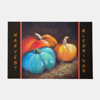 Tapete Harvest Blessings Thanksgiving Door Mat