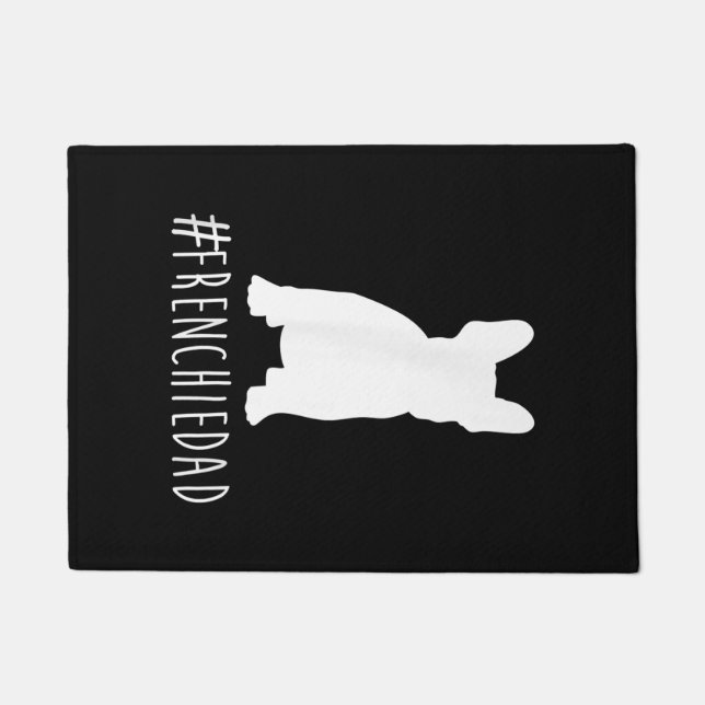 Tapete hashtag frenchie pai francês buldog pai (Frente)