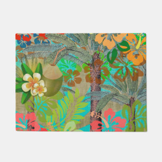 Tapete Hawaii Flower Hula Vintage - Gráfico Floral