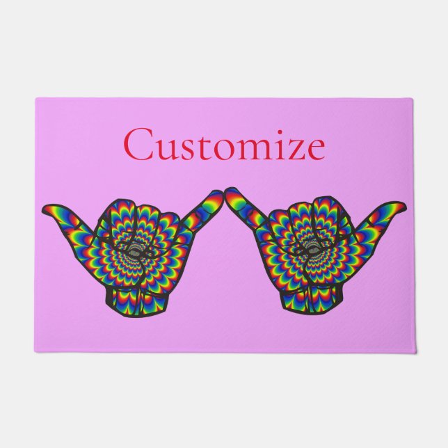 Tapete Hawaiian Shaka Psychedelic Thunder_Cove (Frente)