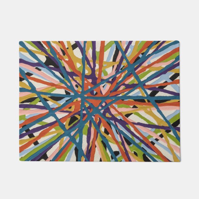 Tapete Haystack em White Door Mat (Frente)