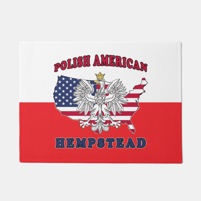 Tapete Hempstead Texas polonês americano (Frente)