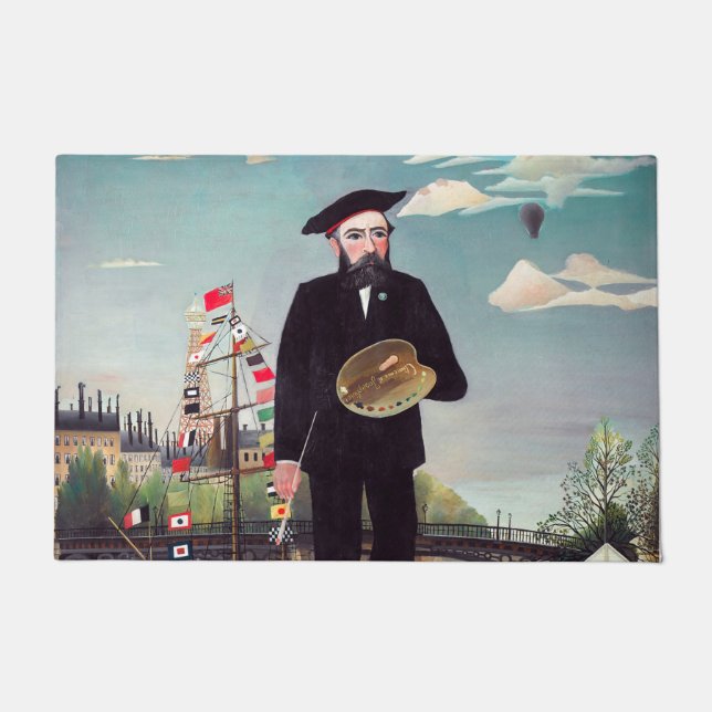 Tapete Henri Rousseau - Eu Próprio Retrato-Paisagem (Frente)