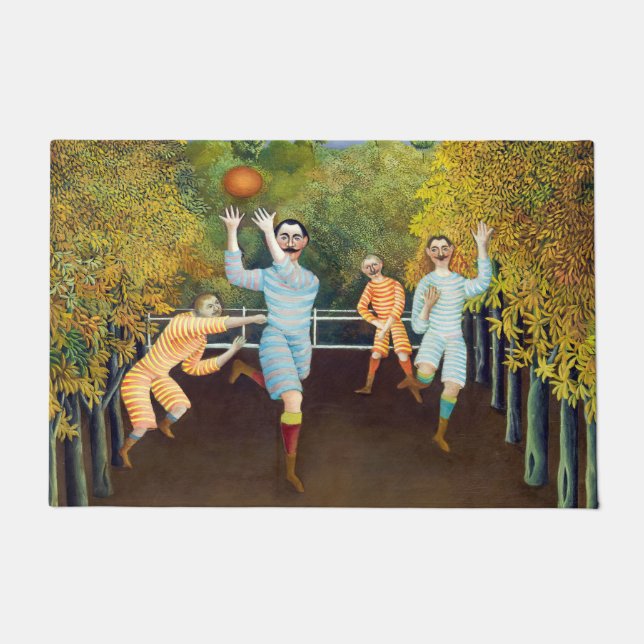 Tapete Henri Rousseau - Os Jogadores De Futebol (Frente)