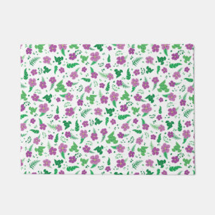 Tapete Hibiscus roxo