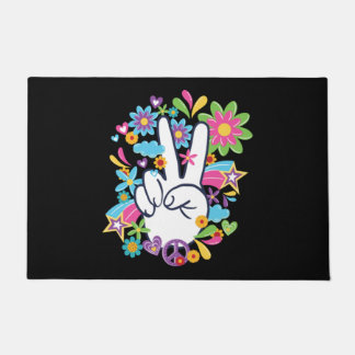 Tapete Hippie Peace Signs