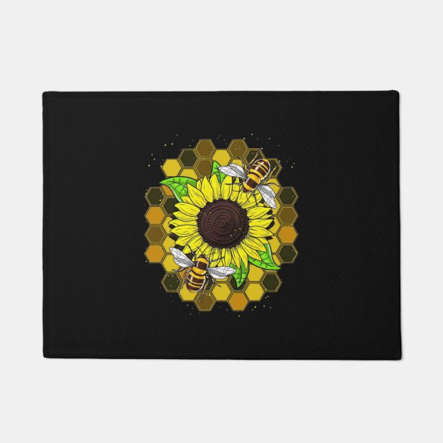 Tapete Hippie Sunflower Bees (Frente)