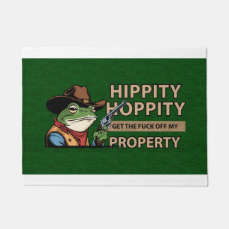 Tapete Hippity Hoppity Doormat – Funny Welcome Mat