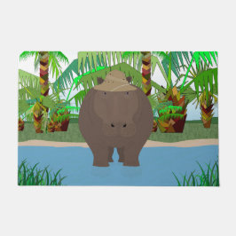 Tapete Hippopotamus Doormat