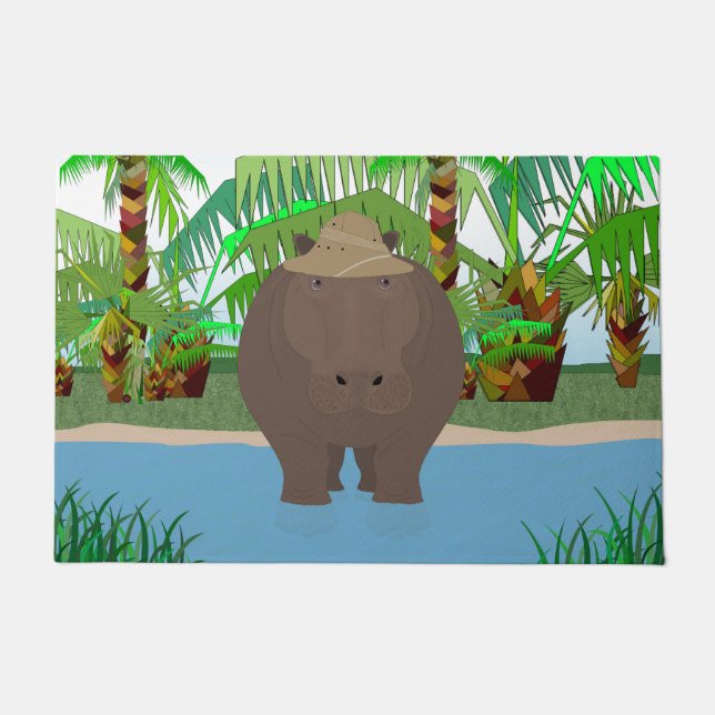 Tapete Hippopotamus Doormat (Frente)