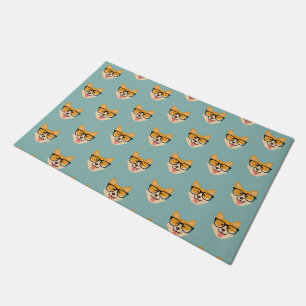 Tapete Hipster Engraçado - Padrão Corgi