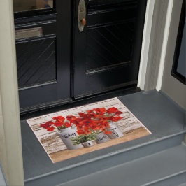 Tapete Hoje Escolho Joy Poppies Doormat