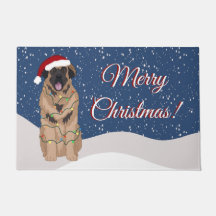 Holiday Christmas Leonberger