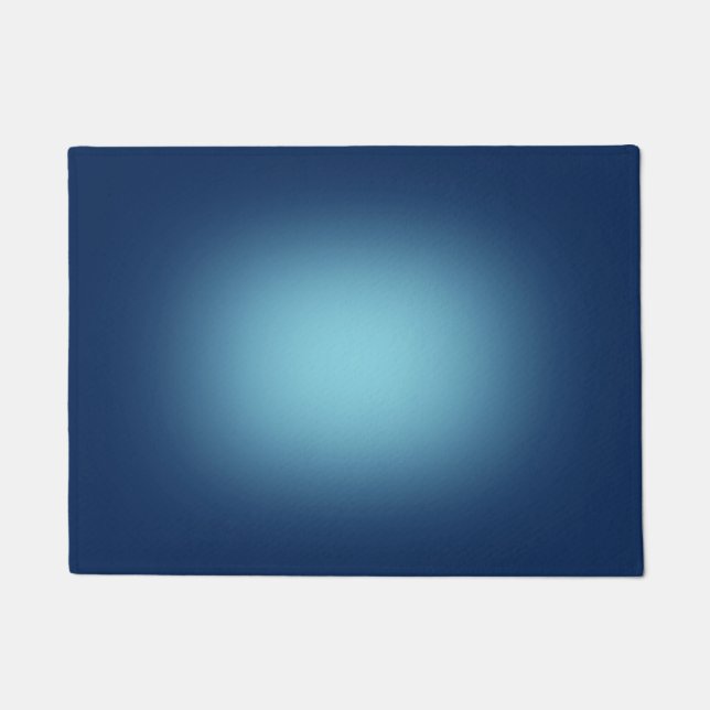 Tapete Holofote branco no azul (Frente)