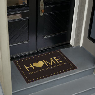 Tapete Home Newlyweds Nome do Casal Casado