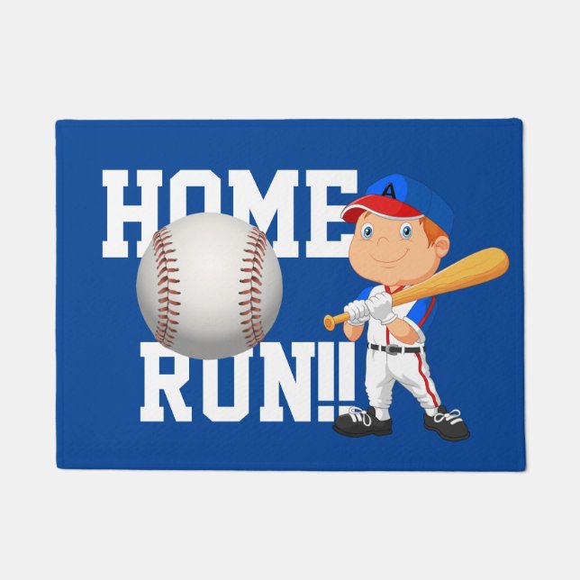 Tapete Home Run Baseball Doormat (Frente)