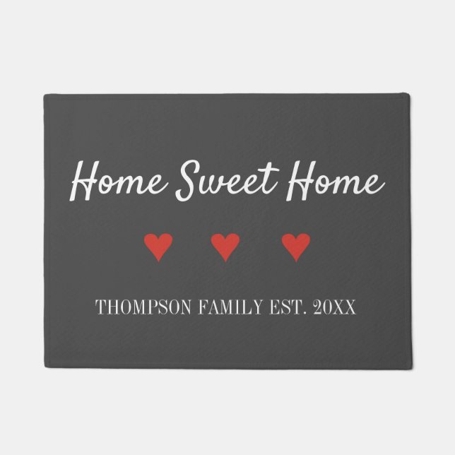 Tapete Home Sweet Home Family Name (Frente)
