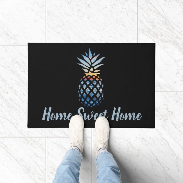 Tapete Home Sweet Home Pineapple Tropical Beach House (Interior)