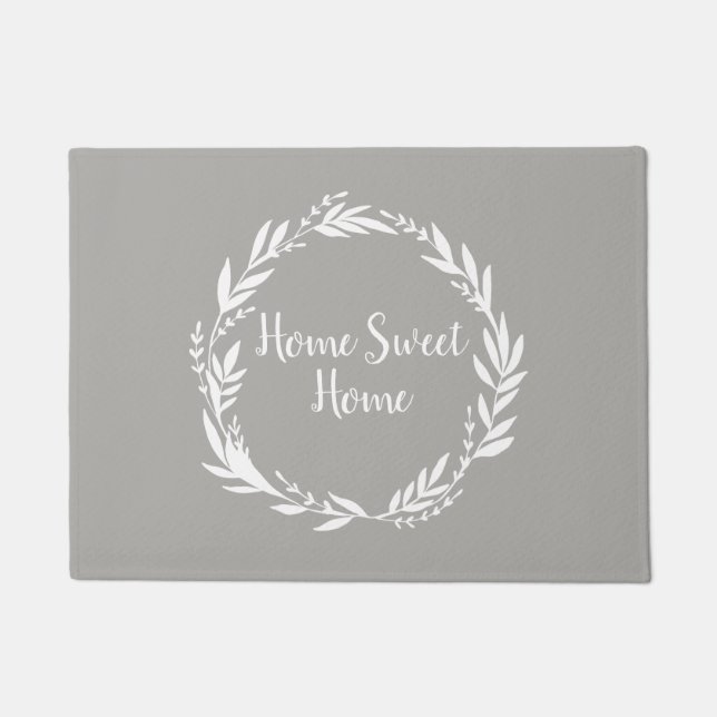 Tapete Home Sweet Home White Script (Frente)