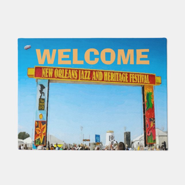 Tapete Hora da Música de New Orleans Jazz (Frente)