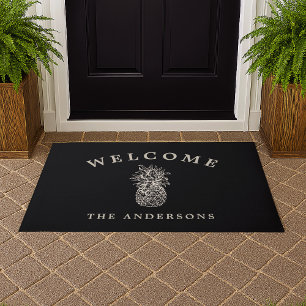 Tapete Hospitalidade tropical Ananás personalizado