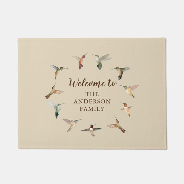 Tapete Hummingbird Personalizado (Frente)