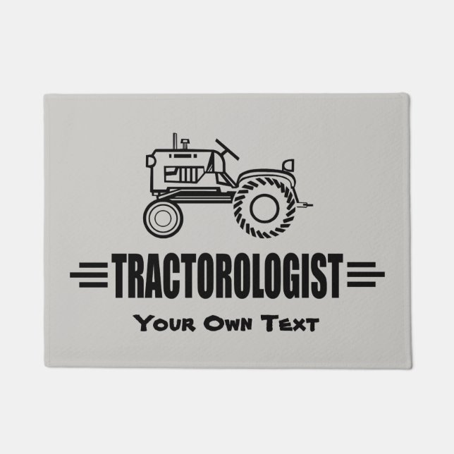 Tapete Humorístico Personalizar o Trator de Ti (Frente)