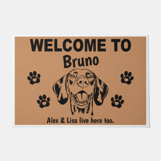 Tapete Hungarian Vizsla Personalized Door Mat Doormat