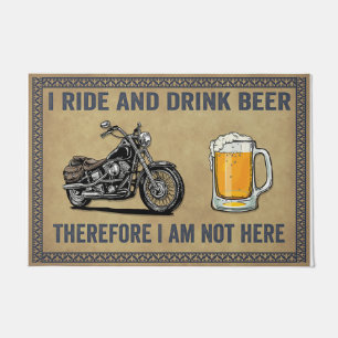 Tapete I Am Not Here, I Ride And Drink Beer