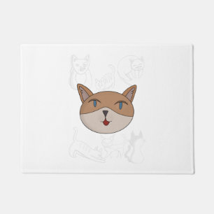Tapete I love cats duvet cover