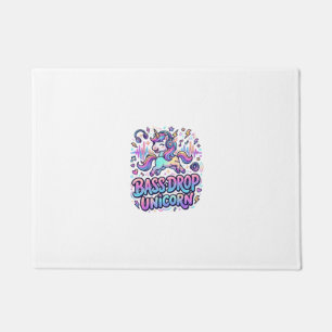 Tapete Ideia de Presente Unicórnio Drop de Bass Typografi
