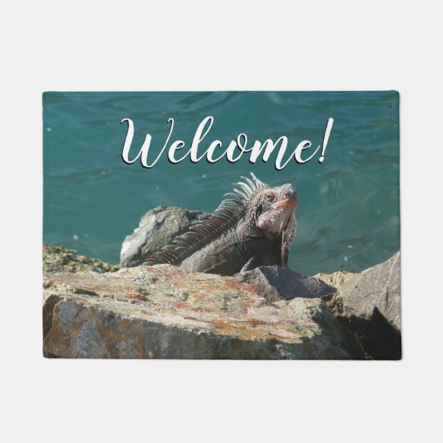Tapete Iguana em St. Thomas (Frente)