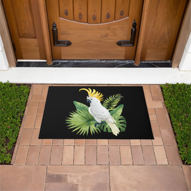 Tapete Illustration of parrot cockatoo (Ar livre)