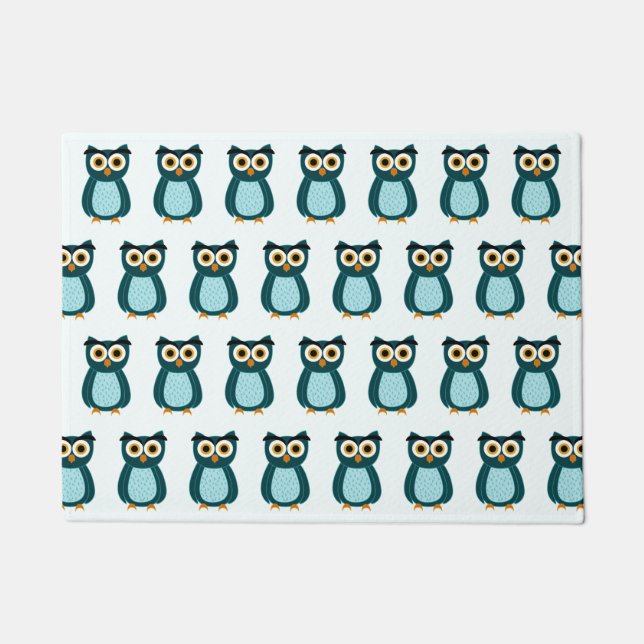 Tapete Ilustração Blue Owl (Frente)