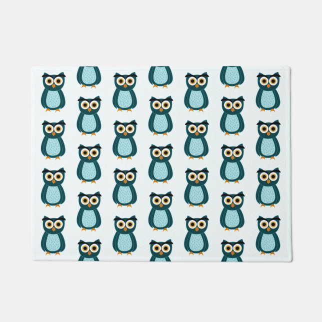 Tapete Ilustração Blue Owl (Frente)