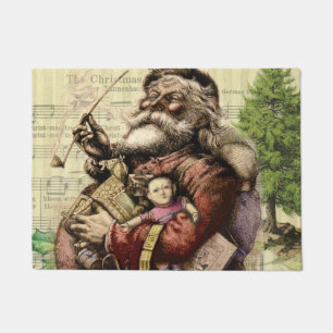 Tapete Ilustração Clássica do Papai Noel por Thomas Nast