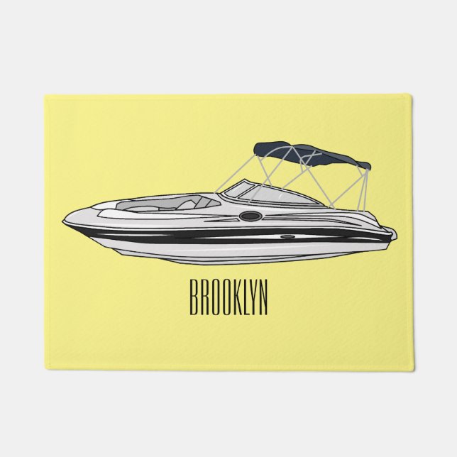 Tapete Ilustração de desenho animado a motor (Frente)