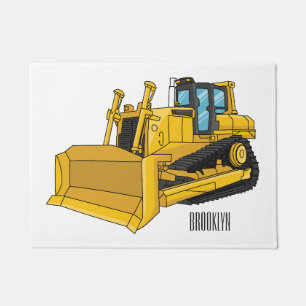 Tapete Ilustração de desenho animado Bulldozer