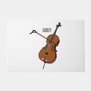 Tapete Ilustração de desenho animado Cello