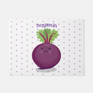 Tapete Ilustração de desenho animado da cozinha da raíz d