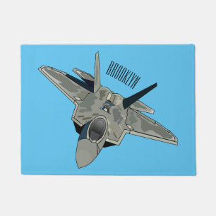 Tapete Ilustração de desenho animado de aeronaves de comb